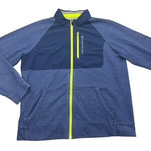Vineyard Vines Jacket Mens Large Blue Navy Performance Full Zip Raglan Pockets